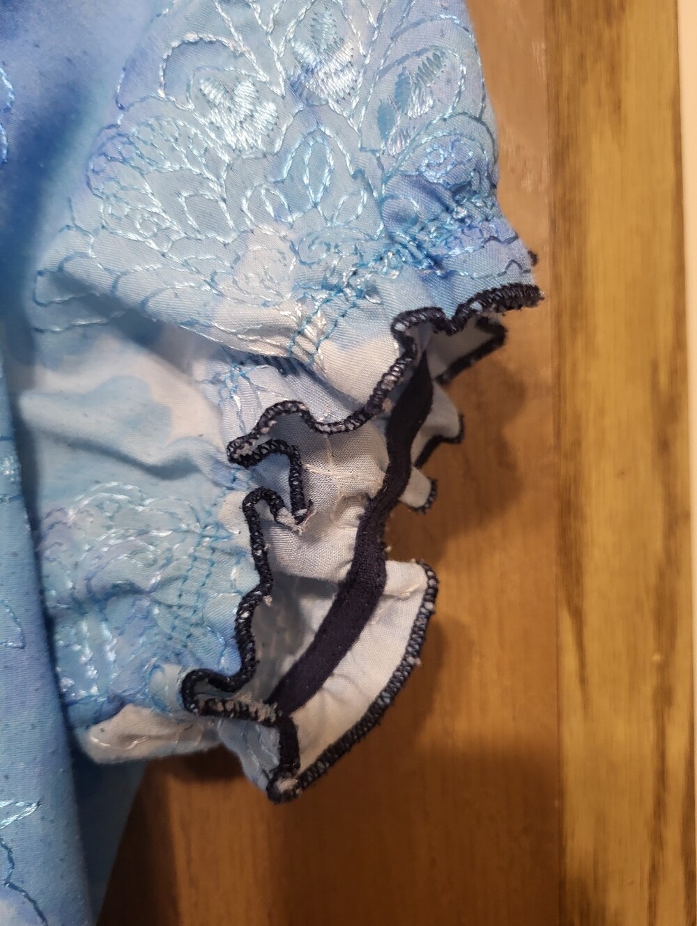 Embroidered Scrub Top - Picture 3 of 5